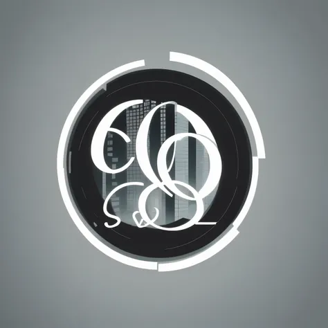 Create an urban style logo in a circular shape that says THE S&D