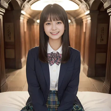 (highest quality、masterpiece:1.2)、highest quality、realistic、photograph、High resolution、1080p、8K、The face is especially pale., physical rendering、((Height: 155cm)), one Japanese girl、((A siren in the form of a 15-year-old Japanese junior high school student...