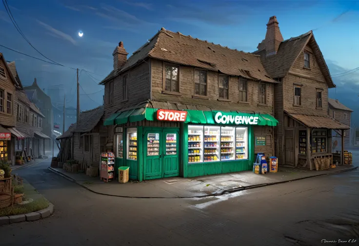 midnight convenience store