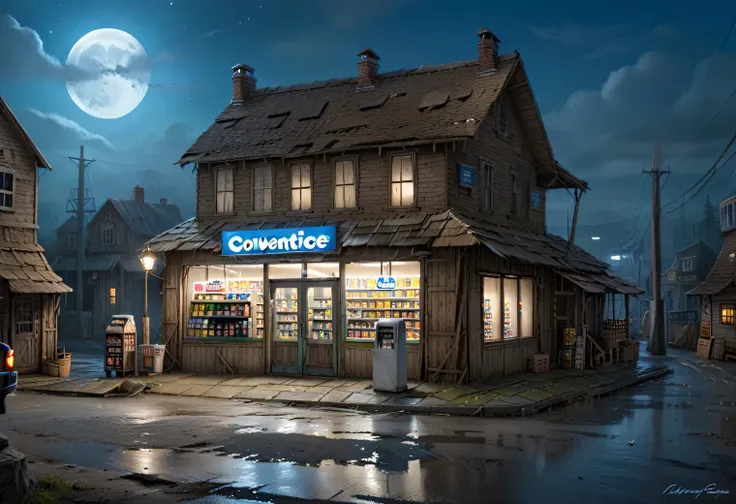 midnight convenience store