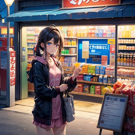 Midnight convenience store