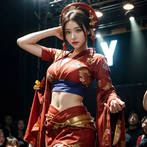 a large crowd of spectators, enthusiastic audience members, people clapping and cheering, a diverse group of people, excited faces in the crowd, a packed stadium, spectators wearing colorful outfits, an electric atmosphere, the anticipation of the audience...