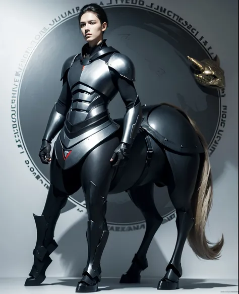 1 Centaur Warrior，（four legs），Upper body in armor，long legs，，The head to body ratio is 1:8，anthropomorphic turtle，alone，draw line，Line drawing，pure white background，Remove background，Graphic design sense，smooth black and white lines，Perfect Curve，simple cl...