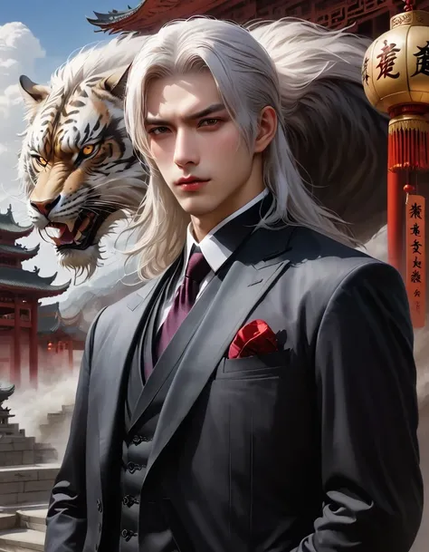 elder, majestic, Serious, Zhongshan suit, white hair, Shock