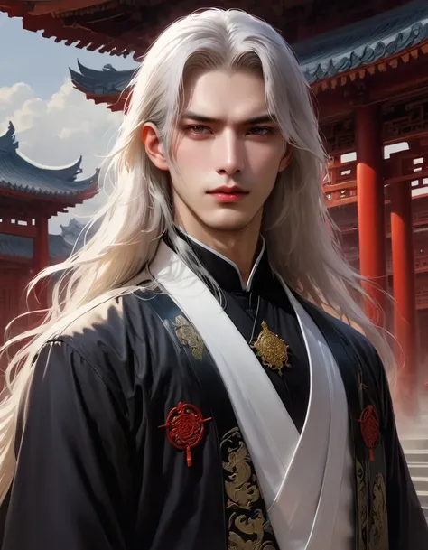 elder, majestic, Serious, Zhongshan suit, white hair, Shock