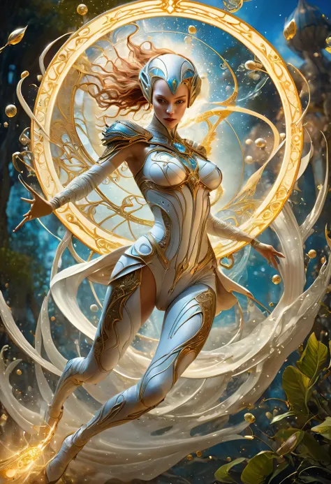 best quality,4k,8k,highres,masterpiece:1.2,ultra-detailed,realistic:1.37,HDR,UHD,studio lighting,ultra-fine painting,sharp focus,physically-based rendering,extreme detail description,professional,art nouveau,tarot card style,dynamic angle, action shot,(dyn...