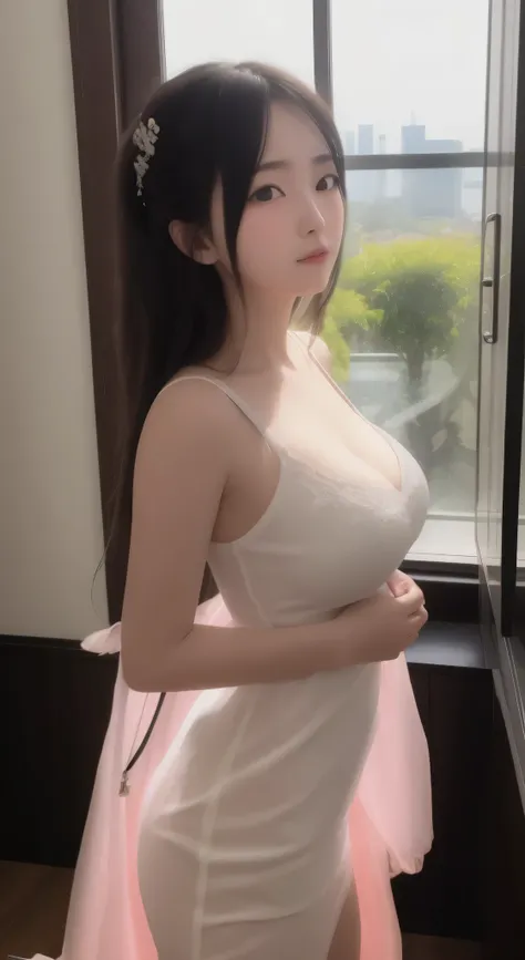 beautiful girl，clear clothes 1.0，big round breasts1.0