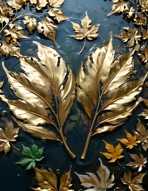 gold leaf art