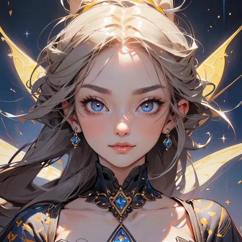 a fairy woman,solo,masterpiece,best quality,highres,extreme detaildelicate face, extreme detaildelicate eyes,(face alignment),fa...