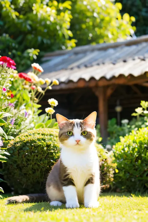 garden　beach　Asahi　Cat