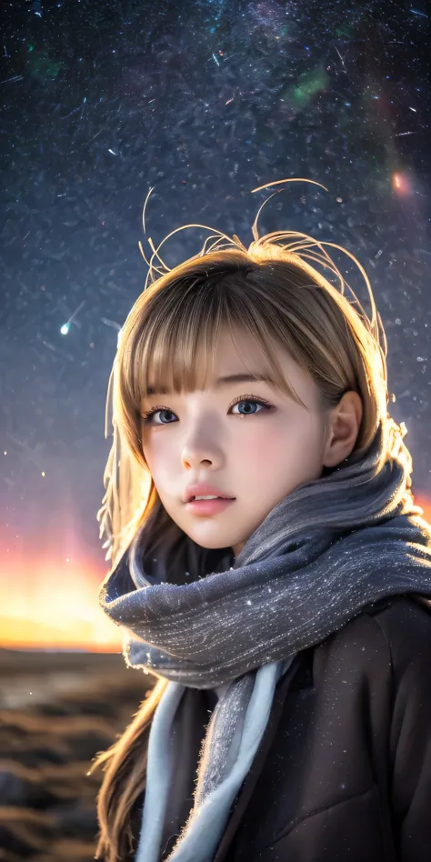 ((hair blowing in the wind、no makeup:1.2))、(realistic、Photoreal、Super detailed、best detailed skins、highest quality、masterpiece、超A high resolution)、cute russian woman、14 years、high school girl、young girl、1 girl、have bangs、ash blonde:1.7、double eyelid、drooli...