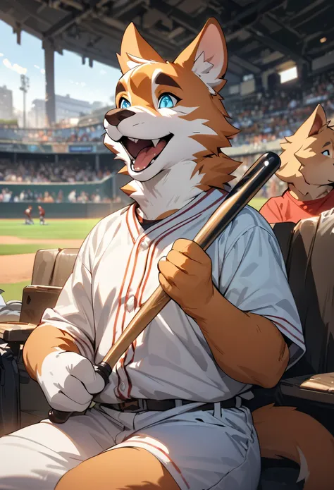 top quality, best quality, High-quality illustrations, masterpiece, super high resolution, detailed background, detailed background, Watching Baseball, group shot, Happy, joyful, absurdres(highly detailed beautiful face and eyes)perfect anatomy(Photos take...