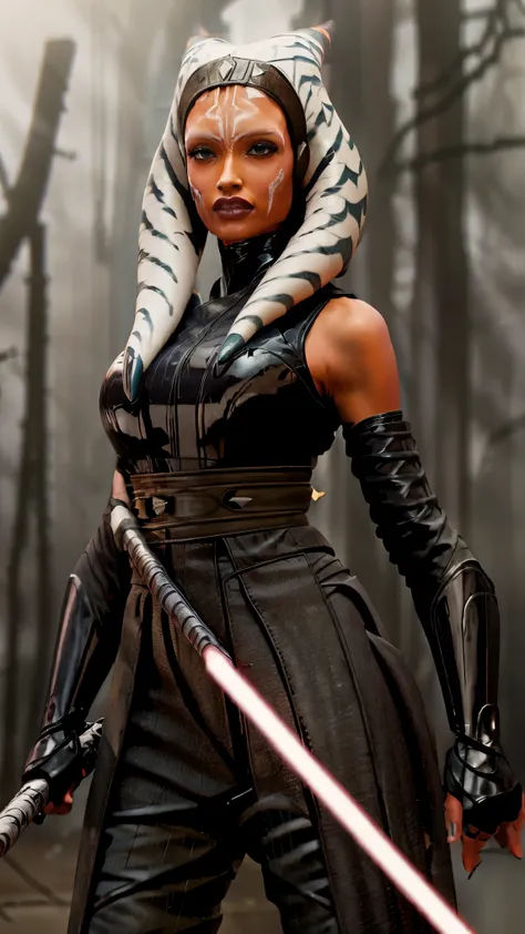 ahsoka brainwashed by the galactic empire. (((wearing seductive latex)))