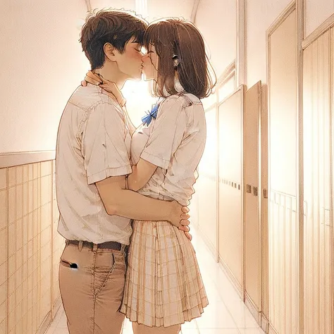 Couple Kiss