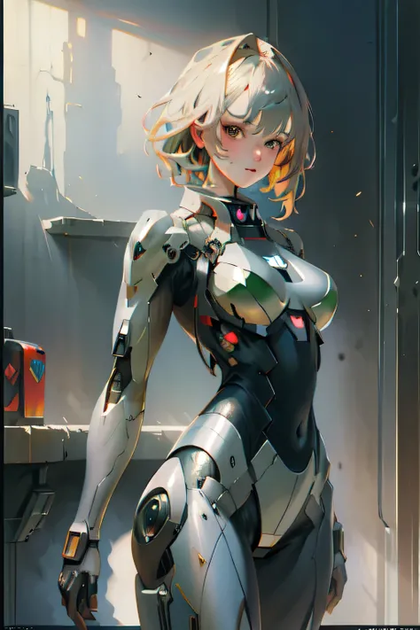 ((highest quality)), (masterpiece)), (detailed:1.4), 3d, images of beautiful cyberpunk women,iron man, shiny metal suit,high res...