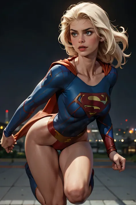 ((highest quality)), ((masterpiece)), (be familiar with), (High definition), (Realistic), (Realistic), (Best Shadow), Low contrast, (Complex:1.4), Side lighting, 8K, ((Helen Slator)), ((SUPER GIRL)), Perfect Face、Detailed、(Accurate hand and finger depictio...