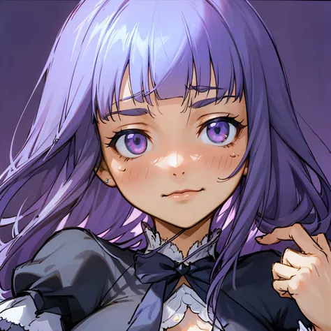 frederica bernkastel  breasts close up blush portrait facial expression nipples