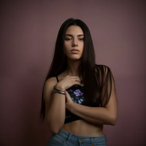 Mujer arafed con pelo largo y mostrando pechos., violeta myers, 18 years, Kailee Mandel, valentina remenar, pose casual, 16 years old, charli bowater, John shouted, Malika Favre, alani guillen, julia fuentes, 2 4 year old female model, fernanda suarez