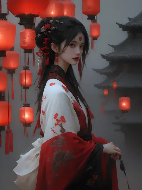 (dramatic, gritty, intense:1.4),masterpiece, best quality, 32k uhd, insane details, intricate details, hyperdetailed, hyper quality, high detail, ultra detailed, Masterpiece,
Epic CG masterpiece, yssks new concept, this female is dressed in Hanfu and holdi...