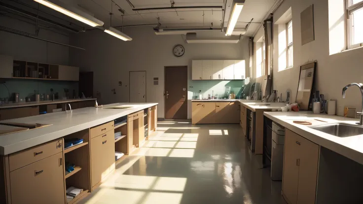 Laboratory interior