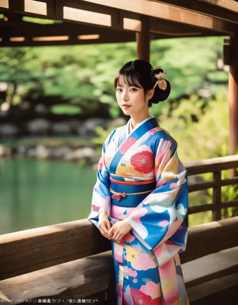 ((beautiful young japanese woman )), (( traditional kimono outfit)), high-class lady,( meiji fashion style),(( vintage color pho...