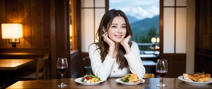 ((highest quality、8k、masterpiece:1.3))、Beautiful woman perfect body:1.4、Slim body、((Bob Hale、Straight hair:1.2))、 Ultra-high resolution, Bright image、2. The beauty of wine, Beautiful Face, blue eyes, Beautiful Eyes, The light shines on your face, Blushing ...