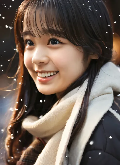 1 girl, (put on a coat:1.2), (RAW Photos, highest quality), (Realistic, Photorealistic:1.4), Tabletop, Very delicate and beautiful, Very detailed, 2k wallpaper, wonderful, finely, very detailed CG Unity 8k wallpaper, Very detailed, High resolution, Soft Li...