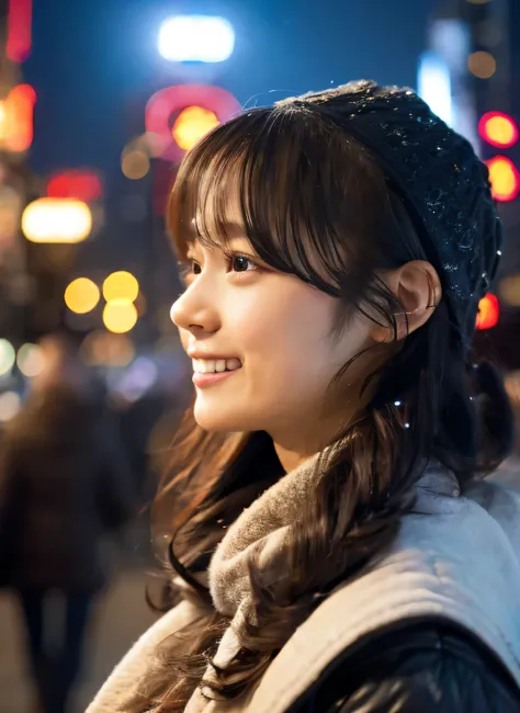 1 girl, (put on a coat:1.2), (RAW Photos, highest quality), (Realistic, Photorealistic:1.4), Tabletop, Very delicate and beautiful, Very detailed, 2k wallpaper, wonderful, finely, very detailed CG Unity 8k wallpaper, Very detailed, High resolution, Soft Li...