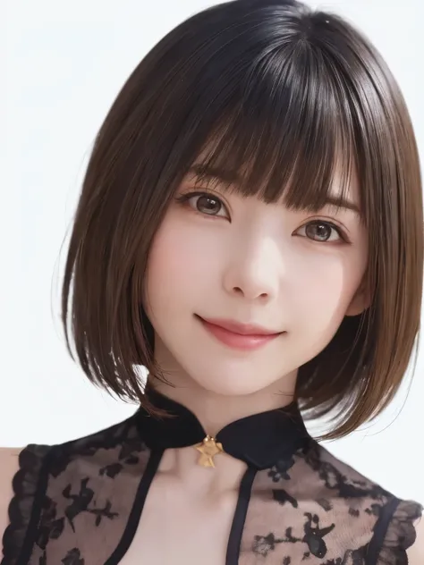 1 girl, alone, Shiny skin, chest, very detaileded, ultra detaileded, Ultra-high resolution, whole body, (Photorealism:1.4), (highest quality), (Best Shadow), Ulzzang-6500, detailed, Perfect lighting, Black Hair, ((Showpiece, highest quality, High precision...