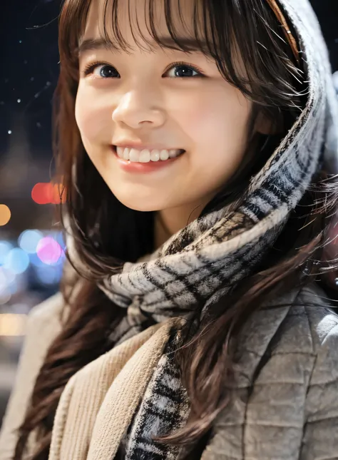 1 girl, (put on a coat:1.2), (RAW Photos, highest quality), (Realistic, Photorealistic:1.4), Tabletop, Very delicate and beautiful, Very detailed, 2k wallpaper, wonderful, finely, very detailed CG Unity 8k wallpaper, Very detailed, High resolution, Soft Li...