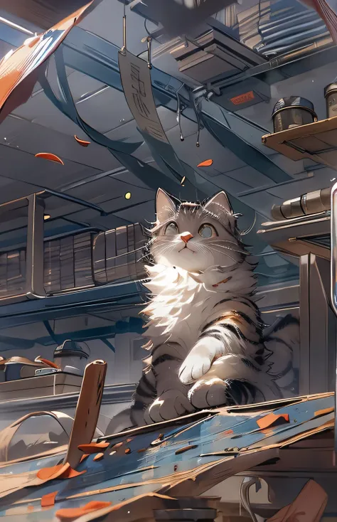 ((highest quality)), ((masterpiece)), (Get used to it),  Cat ,