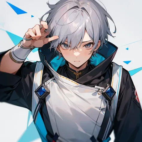 18 talented men。Gray hair mash。Height: 170cm。