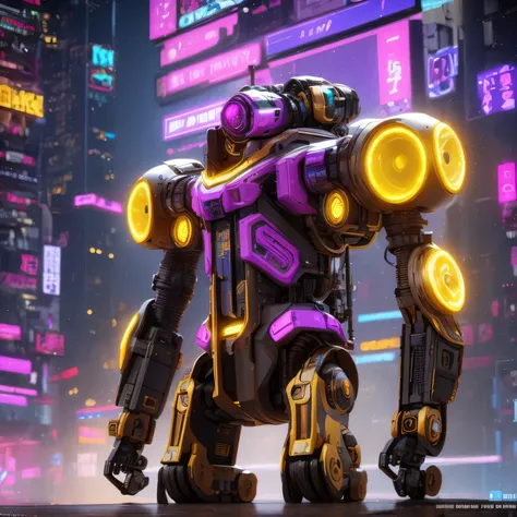 ((Tilt-Shift))(Telephoto)Close ups of robots with a star at the top, female robot mech leader, ocean punk mech, animal fuse, digital cyberpunk - anime art, animal art, rodent mech, neon scale and robot technology, mecha hunting dog, anime large mech robot,...
