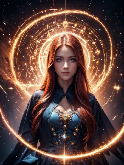 (Ultra HD,16K,high resolution,masterpiece,extremedetailed:1.37),portrait,All magic circles,Rainbow magic circle,Full color magic circle,Water, fire, wood, electricity, earth, light, darkness, wind, ice, and gold summon time and space,Multiple series of mag...