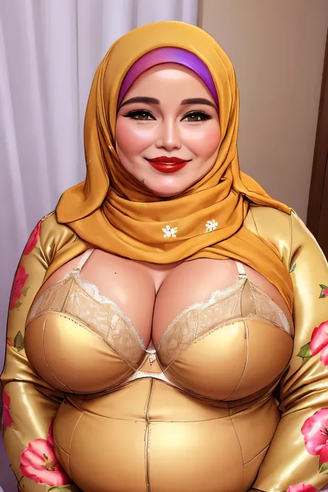 ((A MILF:1.7)), MATURED milf, ((WEARING LINGERIE BRA)), Coats, Shiny Breasts, ((Hijab)), ((62 years old)), "Plumpers", ("Gold Hijab Floral pattern Naked"), "G-String & Thong", "Oki Setiana Dewi", ("Rainbow Hijab Floral pattern Naked"), Chubby Wearing Lace ...