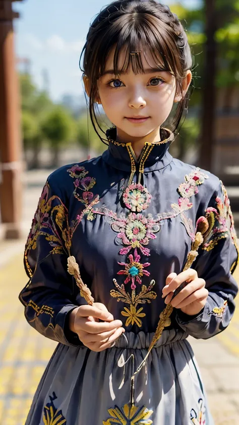 ((sfw: 1.4)), ((detailed face, professional photography)), ((sfw, (Ukraina embroidery smock dress:1.4), 1 Girl)), Ultra High Resolution, (Realistic: 1.4), RAW Photo, Best Quality, (Photorealistic Stick), Focus, Soft Light, ((15 years old)), ((Japanese)), (...