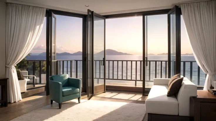 High Floor Sea View Room，Look inside out