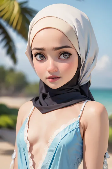 ((Cute pussy)), Chubby, ((Flat Chest)), Naked, Angry pose, Angry face, (((HIJAB MALAY GIRL))), masutepiece, High quality, UHD 45K, Realistic face, Realistic skin feeling , A Malaysia Lady, 51 years old, , Very cute and baby-like face, (((FLAT CHEST))), (MA...