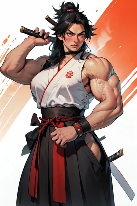 ((girl muscular thick)) pale skin black hair ultra detailed eyes huge large breasts toned body embarrassed blush very long hair yellow eyes samurai samurai samurai samurai samurai samurai samurai samurai samurai samurai samurai samurai samurai samurai samu...