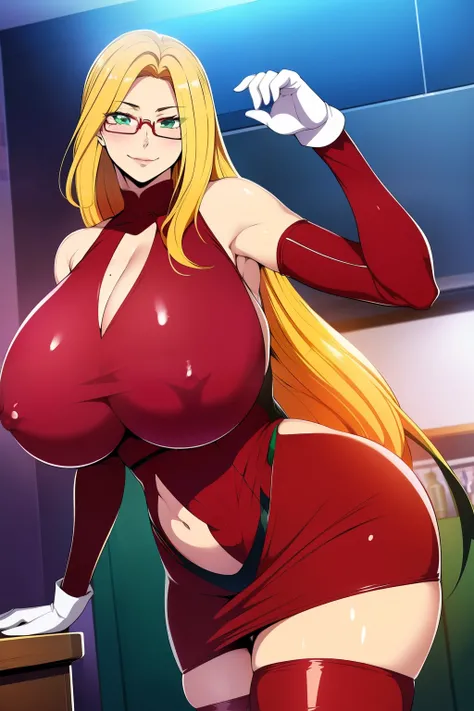 An anime-style artwork depicting Kousaka Shizuru from the game Honkai star rail.

Tags: Kousaka Shizuru, anime, detailed eyes, detailed lips, ass, bare shoulders, (blonde hair:1.1), (arabian dancer outfit:1.4), turtleneck, cleavage, mini skirt, midriff,  g...