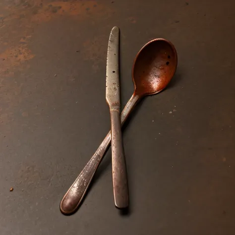 rusty spoon