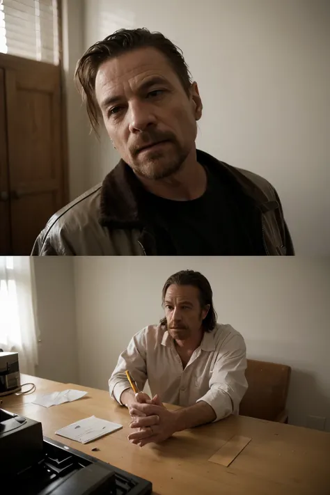 detalhado, realista, walter white da serie breaking bad usando crack