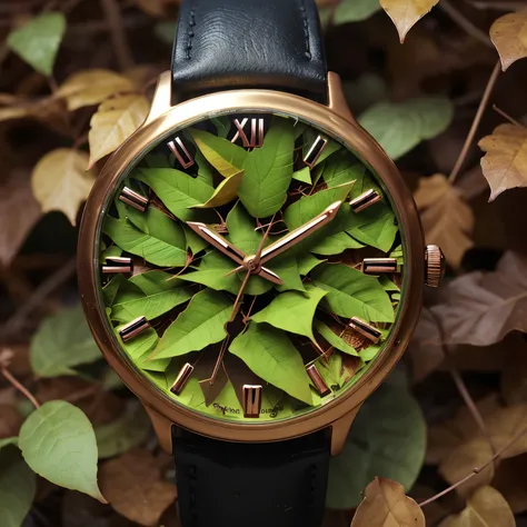 a watch that is only made by leaves and leaves only!!!!!!