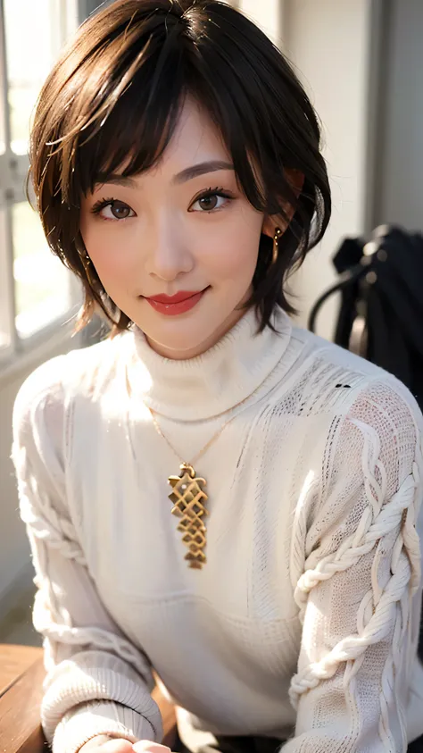 (red lips:1.4), full body, (turtleneck cable knit tight sweater:1.3), , 1girl,solo,
(8k, RAW photo, best quality, masterpiece:1.3),(realistic, photo-realistic:1.37),realistic skin texture,(photorealistic:1.3),(hyperrealistic:1.2), (short hair:1.4) , seduct...