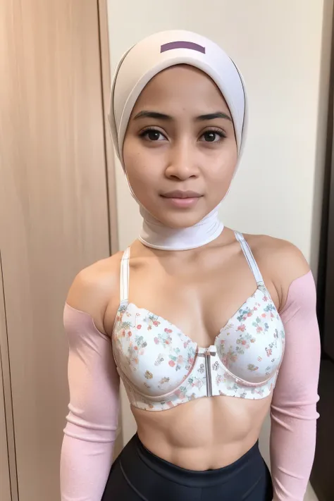 (Mini Skirt), Bodybuilder Naked, (((HIJAB MALAY GIRL))), masutepiece, High quality, UHD 32K, Realistic face, Realistic skin feeling , A Japanese Lady, 8 years old, , Very cute and baby-like face, (((FLAT CHEST))), (MATRIX WORLD), ((look In front  at the ca...