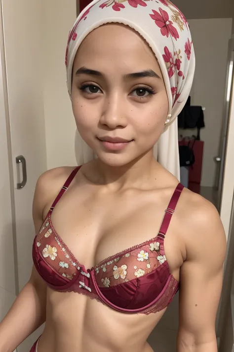 see-through T-shirt, Bodybuilder Naked, (((HIJAB MALAY GIRL))), masutepiece, High quality, UHD 32K, Realistic face, Realistic skin feeling , A Japanese Lady, 8 years old, , Very cute and baby-like face, (((FLAT CHEST))), (MATRIX WORLD), ((look In front  at...