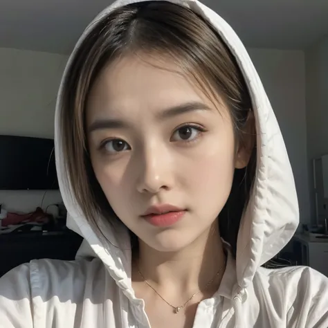 A beautiful nun、Lingerie except for the hood