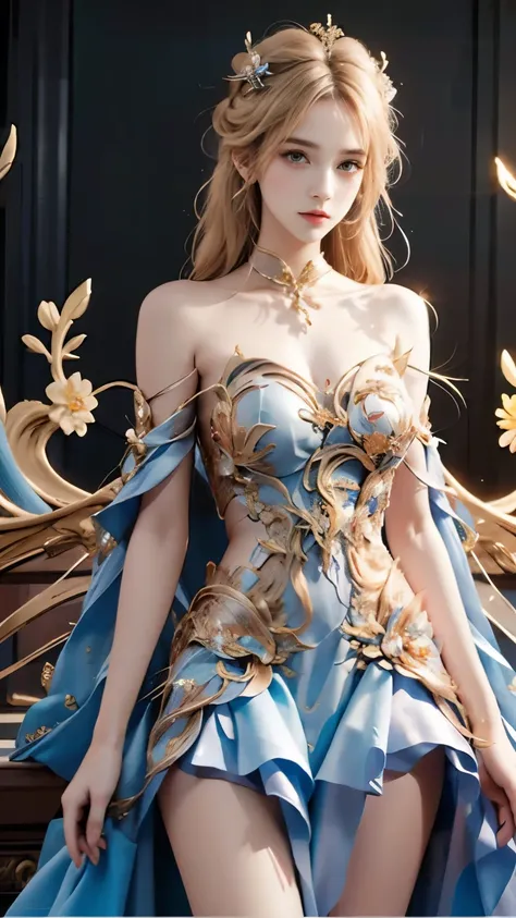 die, die,Off the shoulder dress, masterpiece,best quality,High质量,High清晰度,High质量的纹理,High质量的阴影,High细节,Beautiful details,Fine details,Extremely detailed CG,Detailed texture,lifelike的面部表现,lifelike的,Colorful,Beautifully,Sharp focus,(Intricate details,Pure face_...