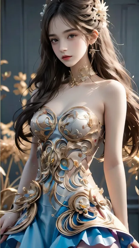 die, die,Off the shoulder dress, masterpiece,best quality,High质量,High清晰度,High质量的纹理,High质量的阴影,High细节,Beautiful details,Fine details,Extremely detailed CG,Detailed texture,lifelike的面部表现,lifelike的,Colorful,Beautifully,Sharp focus,(Intricate details,Pure face_...