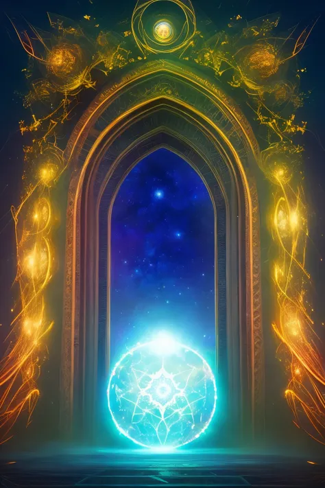 A stunning and surreal image of a dimensional portal suspended in mid-air, its shimmering edges aglow with an ethereal light. The letters "D" and "S" gracefully emerge from the portal, beckoning towards an intriguing otherworldly realm beyond. The intricat...